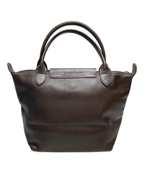 LONGCHAMP（ロンシャン）LONGCHAMP (ロンシャン) レザーバッグ ブラウンの古着・服飾アイテム
