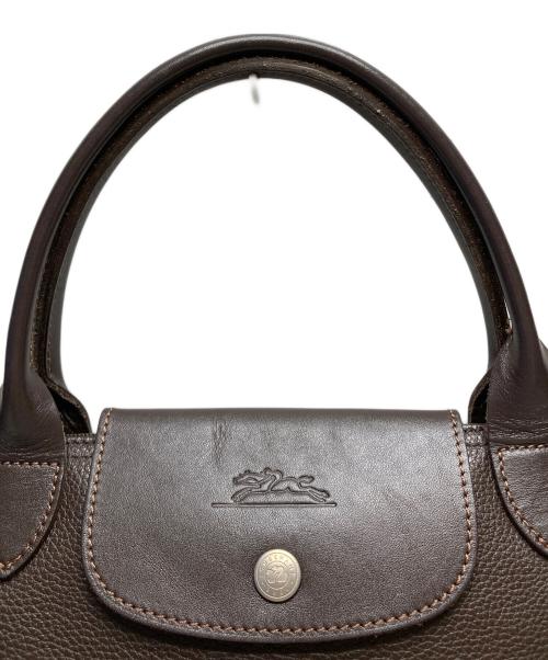 LONGCHAMP（ロンシャン）LONGCHAMP (ロンシャン) レザーバッグ ブラウンの古着・服飾アイテム
