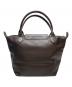 LONGCHAMP (ロンシャン) レザーバッグ ブラウン：8000円