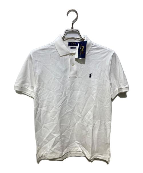 POLO RALPH LAUREN（ポロ・ラルフローレン）POLO RALPH LAUREN (ポロ・ラルフローレン) 半袖ポロシャツ ホワイト サイズ:Lの古着・服飾アイテム