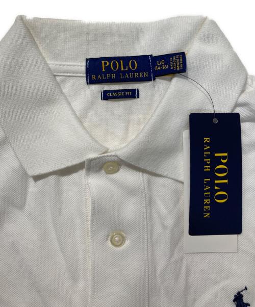 POLO RALPH LAUREN（ポロ・ラルフローレン）POLO RALPH LAUREN (ポロ・ラルフローレン) 半袖ポロシャツ ホワイト サイズ:Lの古着・服飾アイテム