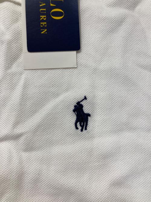 POLO RALPH LAUREN（ポロ・ラルフローレン）POLO RALPH LAUREN (ポロ・ラルフローレン) 半袖ポロシャツ ホワイト サイズ:Lの古着・服飾アイテム