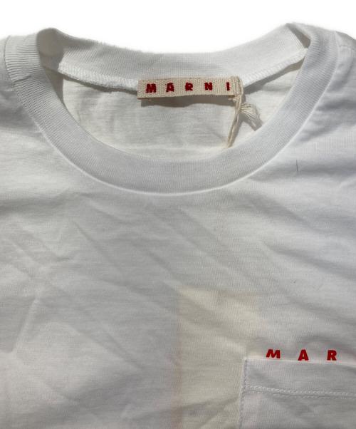 MARNI（マルニ）MARNI (マルニ) ポケットTシャツ ホワイト サイズ:SIZE 14の古着・服飾アイテム
