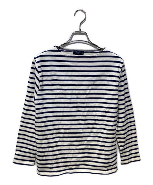SAINT JAMES（セントジェームス）SAINT JAMES (セントジェームス) バスクシャツ アイボリー サイズ:Sの古着・服飾アイテム