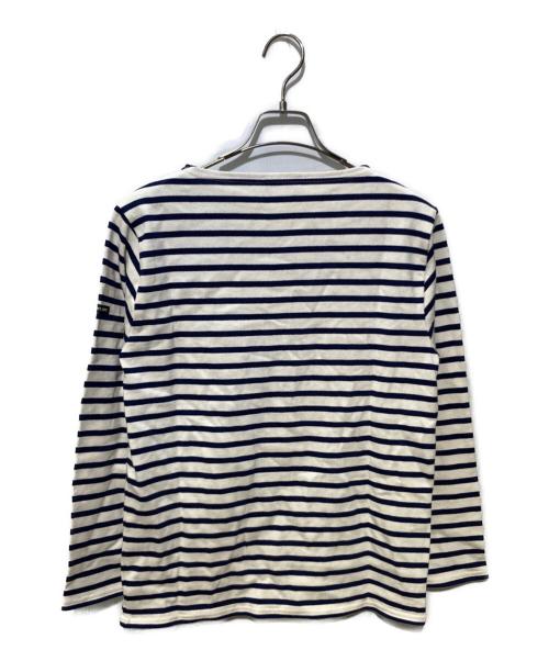 SAINT JAMES（セントジェームス）SAINT JAMES (セントジェームス) バスクシャツ アイボリー サイズ:Sの古着・服飾アイテム