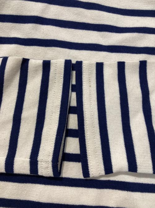 SAINT JAMES（セントジェームス）SAINT JAMES (セントジェームス) バスクシャツ アイボリー サイズ:Sの古着・服飾アイテム