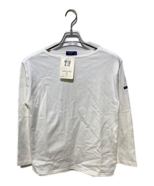 SAINT JAMES（セントジェームス）SAINT JAMES (セントジェームス) バスクシャツ アイボリー サイズ:Mの古着・服飾アイテム