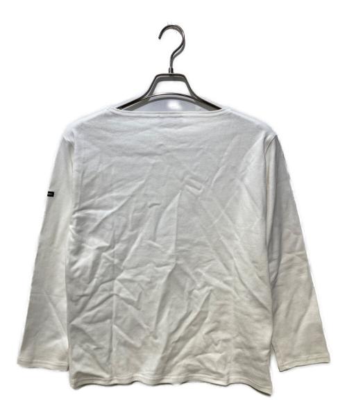 SAINT JAMES（セントジェームス）SAINT JAMES (セントジェームス) バスクシャツ アイボリー サイズ:Mの古着・服飾アイテム