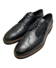 TOD'S（トッズ）の古着「ウィングチップシューズ」｜ブラック