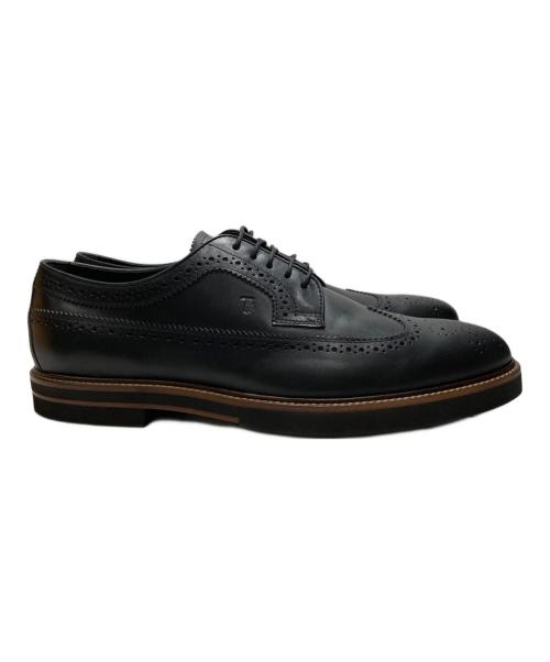 TOD'S（トッズ）TOD'S (トッズ) ウィングチップシューズ ブラック サイズ:10halfの古着・服飾アイテム