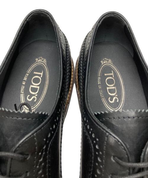 TOD'S（トッズ）TOD'S (トッズ) ウィングチップシューズ ブラック サイズ:10halfの古着・服飾アイテム