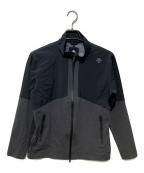 DESCENTE GOLFデサントゴルフ）の古着「無縫（MU-SEW）フルジップジャケット」｜ブラック