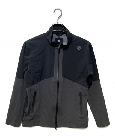 DESCENTE ゴルフジャケット M ブラック/グレー 中古・古着通販】DESCENTE GOLF (デサントゴルフ) 無縫（MU-SEW