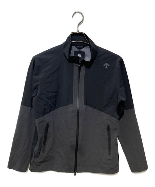 DESCENTE GOLF（デサントゴルフ）DESCENTE GOLF (デサントゴルフ) 無縫（MU-SEW）フルジップジャケット ブラック サイズ:Mの古着・服飾アイテム