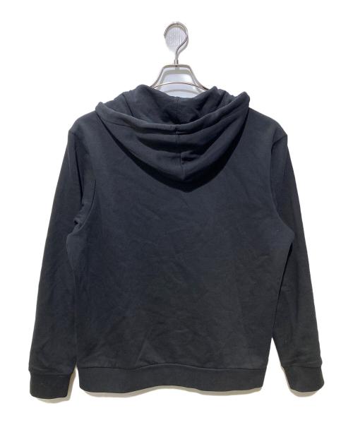 Calvin Klein Jeans（カルバンクラインジーンズ）Calvin Klein Jeans (カルバンクラインジーンズ) ロゴジップアップパーカー ブラック サイズ:Sの古着・服飾アイテム