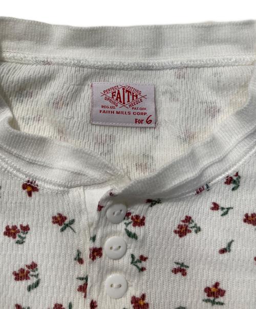 FAITH（フェイス）FAITH (フェイス) THERMAL HENRY PULLOVER ホワイト サイズ:Freeの古着・服飾アイテム