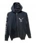 stussy（ステューシー）の古着「ジップパーカー」｜ブラック