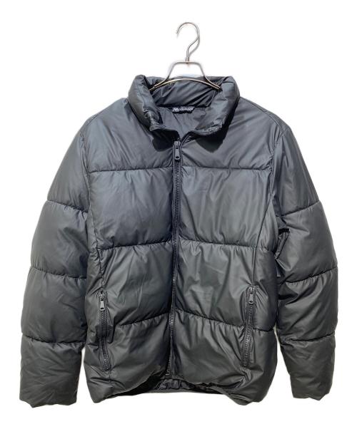 ZARA（ザラ）ZARA (ザラ) RUBBERISED PUFFER JCT ブラック サイズ:Lの古着・服飾アイテム