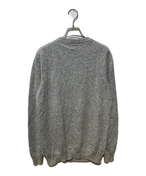 DIESEL（ディーゼル）DIESEL (ディーゼル) スカルウールニット グレー サイズ:Ⅿの古着・服飾アイテム