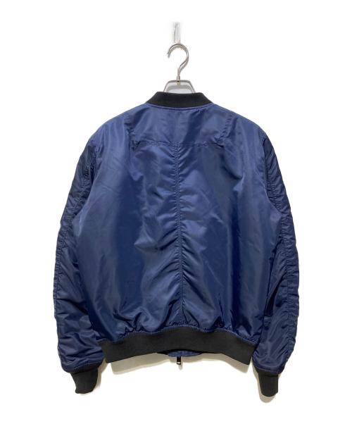 DIESEL（ディーゼル）DIESEL (ディーゼル) MA-1ジャケット ネイビー サイズ:Lの古着・服飾アイテム