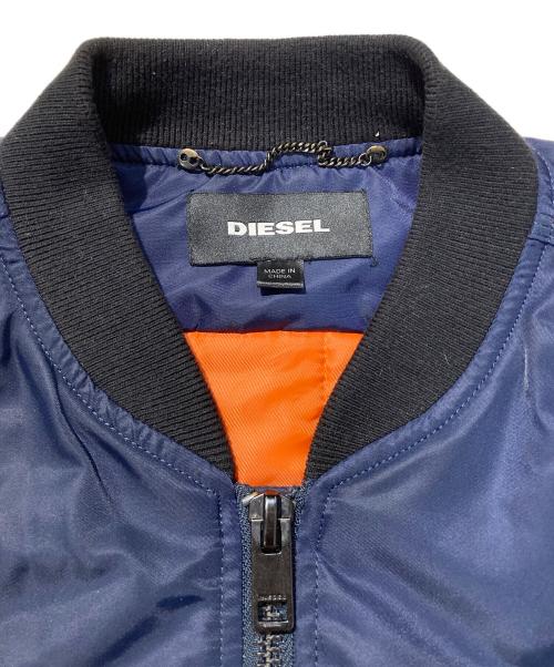 DIESEL（ディーゼル）DIESEL (ディーゼル) MA-1ジャケット ネイビー サイズ:Lの古着・服飾アイテム