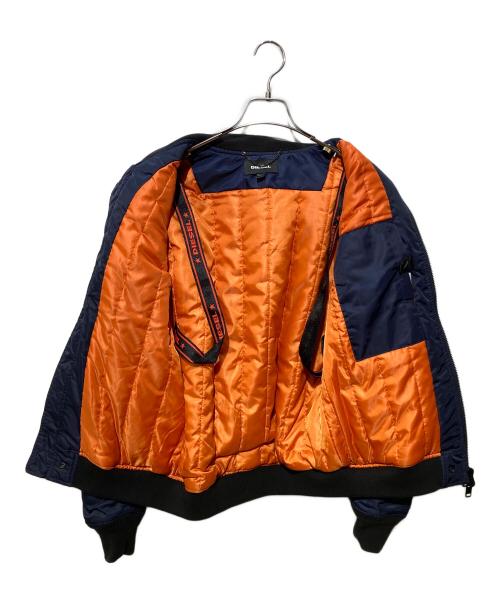 DIESEL（ディーゼル）DIESEL (ディーゼル) MA-1ジャケット ネイビー サイズ:Lの古着・服飾アイテム