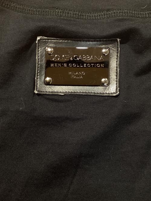 DOLCE & GABBANA（ドルチェ＆ガッバーナ）DOLCE & GABBANA (ドルチェ＆ガッバーナ) プリントTシャツ ブラック サイズ:52の古着・服飾アイテム