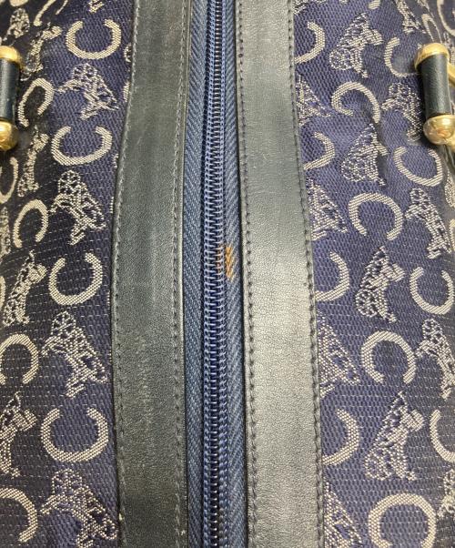 CELINE（セリーヌ）CELINE (セリーヌ) マカダムボストンハンドバッグ ネイビー サイズ:FREEの古着・服飾アイテム
