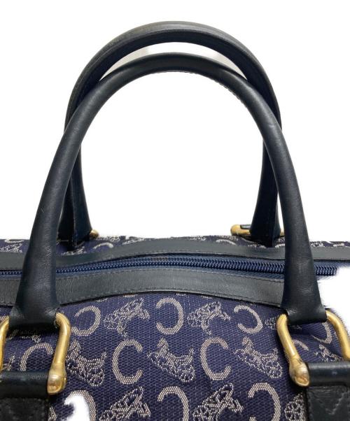 CELINE（セリーヌ）CELINE (セリーヌ) マカダムボストンハンドバッグ ネイビー サイズ:FREEの古着・服飾アイテム