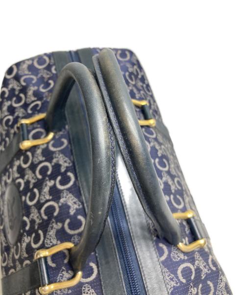 CELINE（セリーヌ）CELINE (セリーヌ) マカダムボストンハンドバッグ ネイビー サイズ:FREEの古着・服飾アイテム