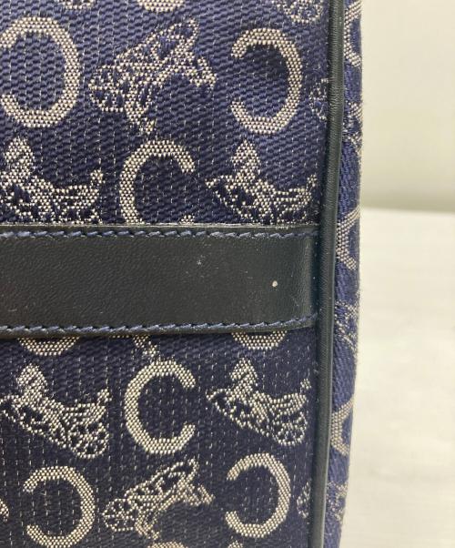 CELINE（セリーヌ）CELINE (セリーヌ) マカダムボストンハンドバッグ ネイビー サイズ:FREEの古着・服飾アイテム