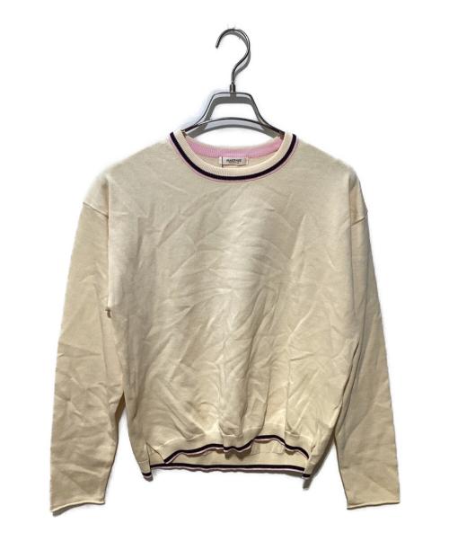 MACPHEE（マカフィー）MACPHEE (マカフィー) ドライコットン クルーネックプルオーバー ベージュ サイズ:Sの古着・服飾アイテム