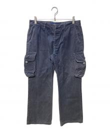 KAPITAL（キャピタル）の古着「コットンカーゴパンツ」｜ネイビー