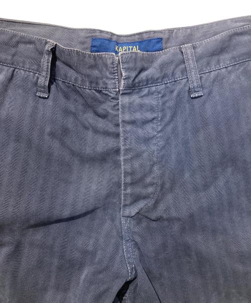 KAPITAL（キャピタル）KAPITAL (キャピタル) コットンカーゴパンツ ネイビー サイズ:SIZE　4の古着・服飾アイテム