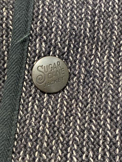 SUGAR CANE（シュガーケーン）SUGAR CANE (シュガーケーン) ビーチクロスレザースリーブジャケット ブラウン サイズ:36の古着・服飾アイテム