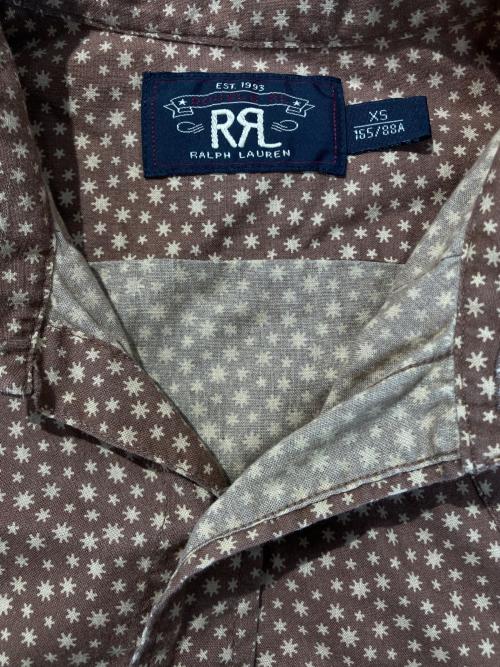 RRL（ダブルアールエル）RRL (ダブルアールエル) スターウエスタンシャツ ブラウン サイズ:xsの古着・服飾アイテム