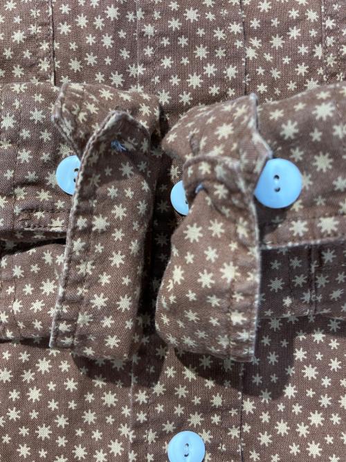 RRL（ダブルアールエル）RRL (ダブルアールエル) スターウエスタンシャツ ブラウン サイズ:xsの古着・服飾アイテム