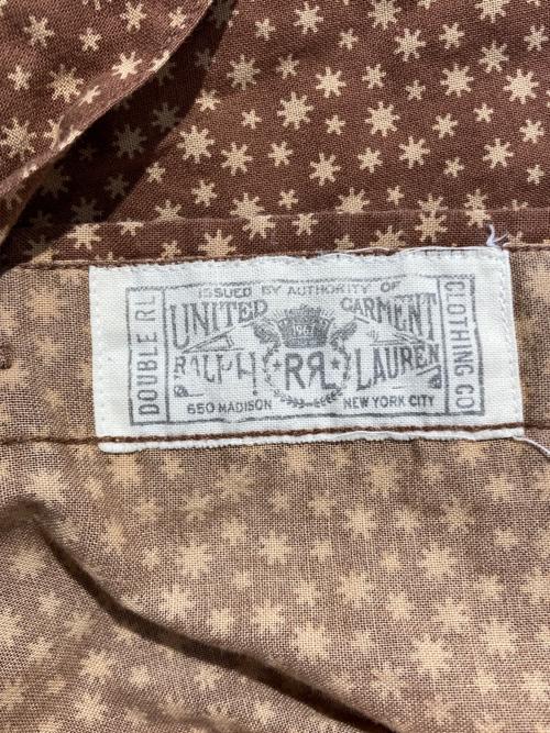 RRL（ダブルアールエル）RRL (ダブルアールエル) スターウエスタンシャツ ブラウン サイズ:xsの古着・服飾アイテム