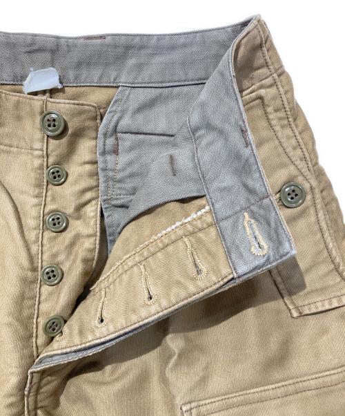freewheelers（フリーホイーラーズ）freewheelers (フリーホイーラーズ) GROUND CREW TROUSERS カーキ サイズ:28-32の古着・服飾アイテム