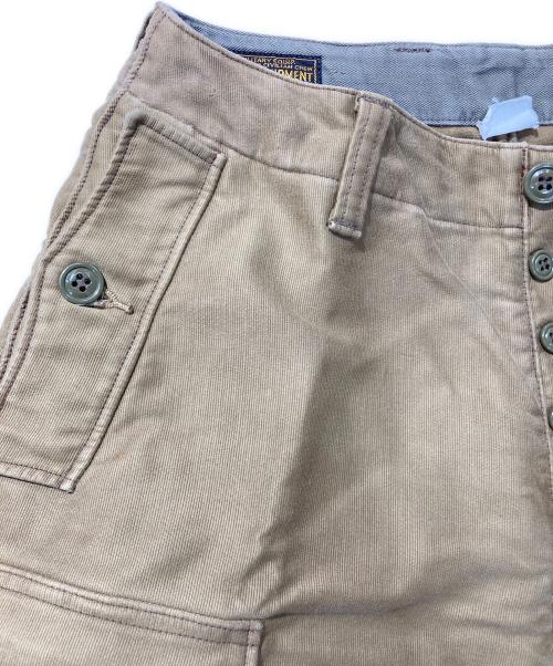 freewheelers（フリーホイーラーズ）freewheelers (フリーホイーラーズ) GROUND CREW TROUSERS カーキ サイズ:28-32の古着・服飾アイテム