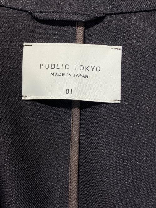 PUBLIC TOKYO（パブリックトウキョウ）PUBLIC TOKYO (パブリックトウキョウ) GRツイル リラックスジャケット ブラウン サイズ:1の古着・服飾アイテム