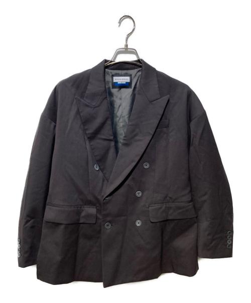 MAISON SPECIAL（メゾンスペシャル）MAISON SPECIAL (メゾンスペシャル) Wool Mix Smooth Prime-Over Peaked Lapel Double Tailored Jacket ブラウンの古着・服飾アイテム