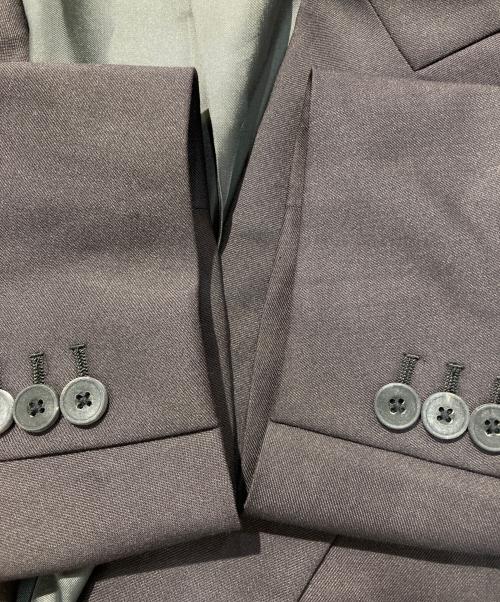 MAISON SPECIAL（メゾンスペシャル）MAISON SPECIAL (メゾンスペシャル) Wool Mix Smooth Prime-Over Peaked Lapel Double Tailored Jacket ブラウンの古着・服飾アイテム
