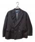 MAISON SPECIAL（メゾンスペシャル）の古着「Wool Mix Smooth Prime-Over Peaked Lapel Double Tailored Jacket」｜ブラウン
