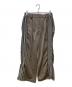 MAISON SPECIAL（メゾンスペシャル）の古着「Bright Jersey Sideline Wide Track Pants」｜ベージュ