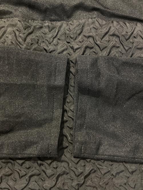 ELENDEEK（エレンディーク）ELENDEEK (エレンディーク) シアードッキングギャザーワンピース ブラック サイズ:2の古着・服飾アイテム