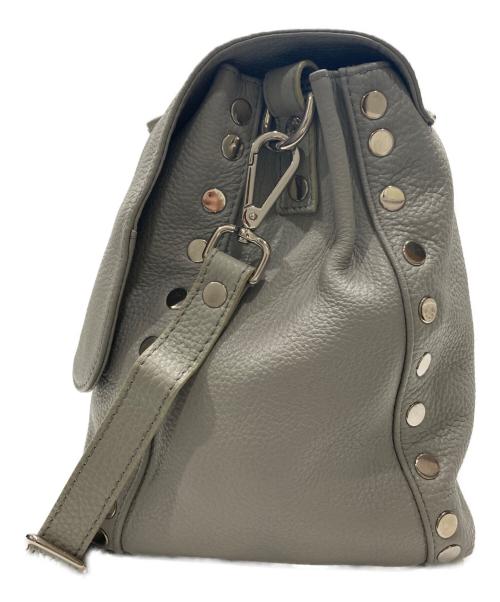zanellato（ザネラート）zanellato (ザネラート) レザーショルダーバッグ グレー サイズ:FREEの古着・服飾アイテム