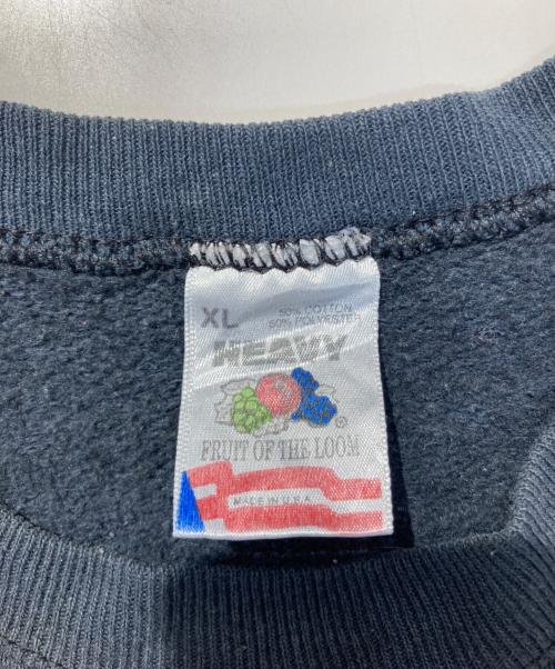 FRUIT OF THE LOOM（フルーツオブザルーム）FRUIT OF THE LOOM (フルーツオブザルーム) スウェット ブラック サイズ:XLの古着・服飾アイテム
