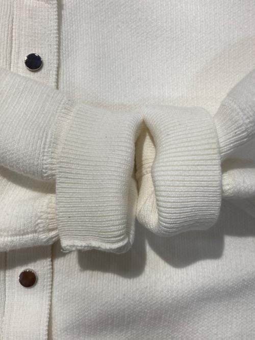 Adam et Rope（アダム エ ロペ）Adam et Rope (アダム エ ロペ) 2WAYスウェットニットカーディガン ホワイト サイズ:FREEの古着・服飾アイテム