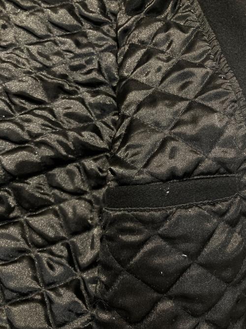 Franklin & Marshall（フランクリン＆マーシャル）Franklin & Marshall (フランクリン＆マーシャル) レザー切替スタジャン ブラック×ベージュ サイズ:Lの古着・服飾アイテム